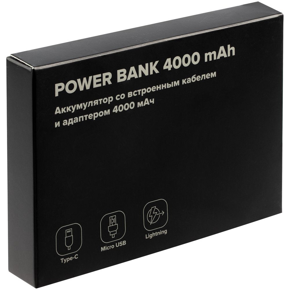 Внешний аккумулятор Easy Trick Comfort 4000 мАч, белый-7