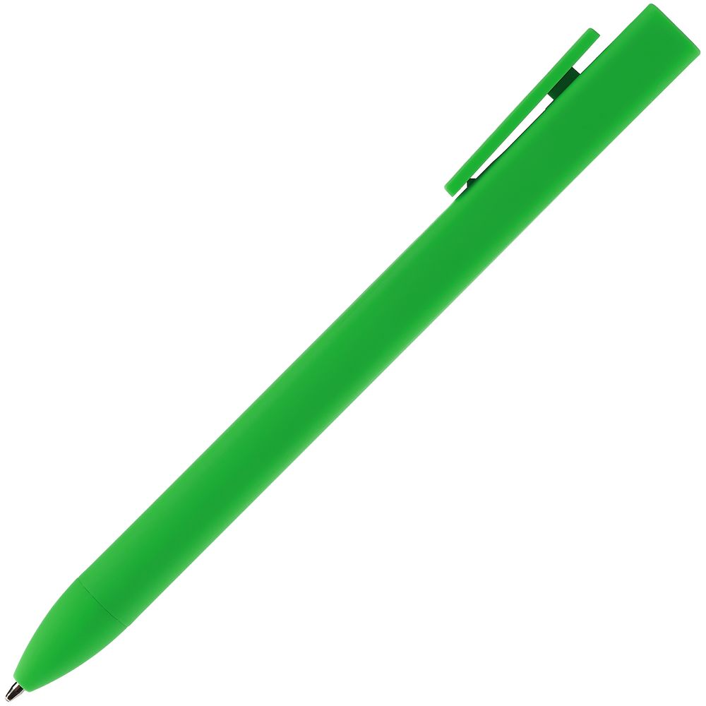 Ручка шариковая Swiper SQ Soft Touch, зеленая-2