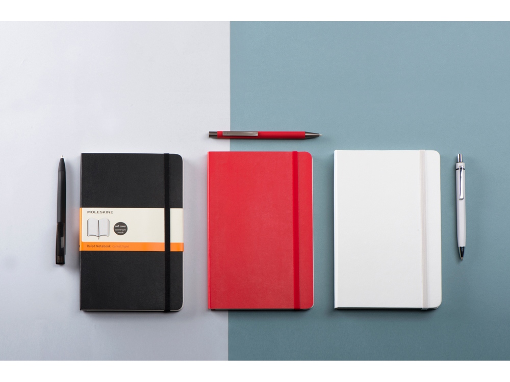 Подарочный набор Moleskine Hemingway с блокнотом А5 и ручкой, черный-5