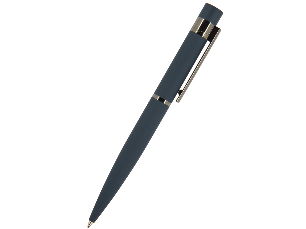 Ручка шариковая автоматическая BrunoVisconti VERONA цвет корпуса синий, soft-touch, 1 мм, синяя-0