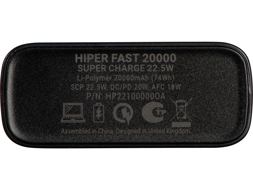 Портативный внешний аккумулятор FAST 20000 Black-5