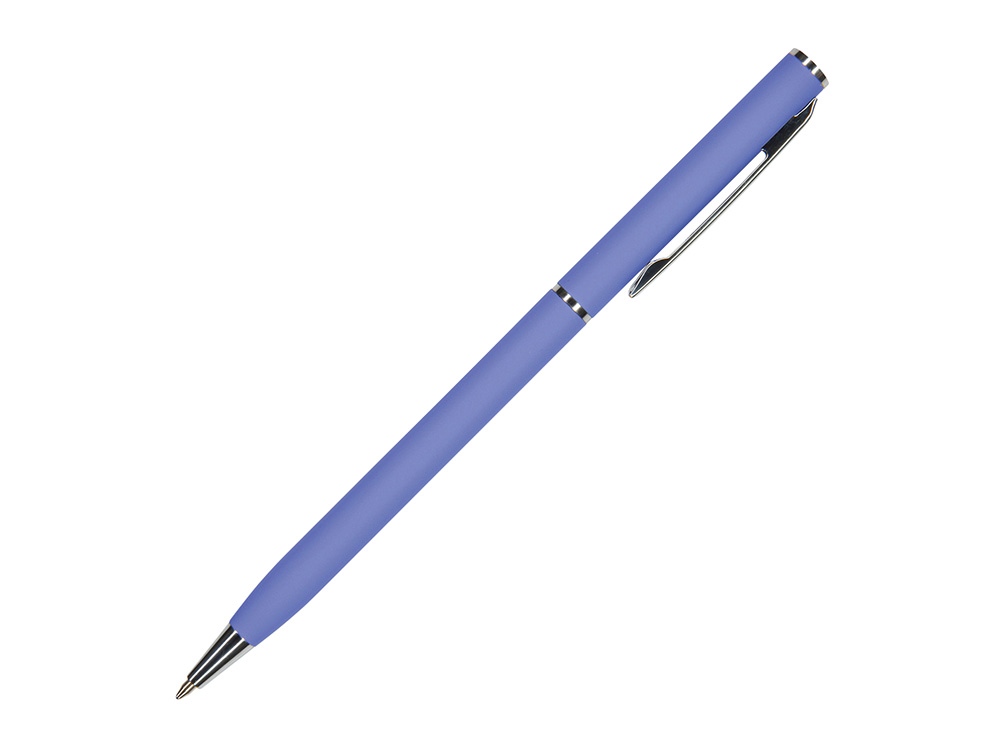 Ручка шариковая автоматическая BrunoVisconti® PALERMO цвет корпуса фиолетовый, soft-touch, 0.7 мм-0