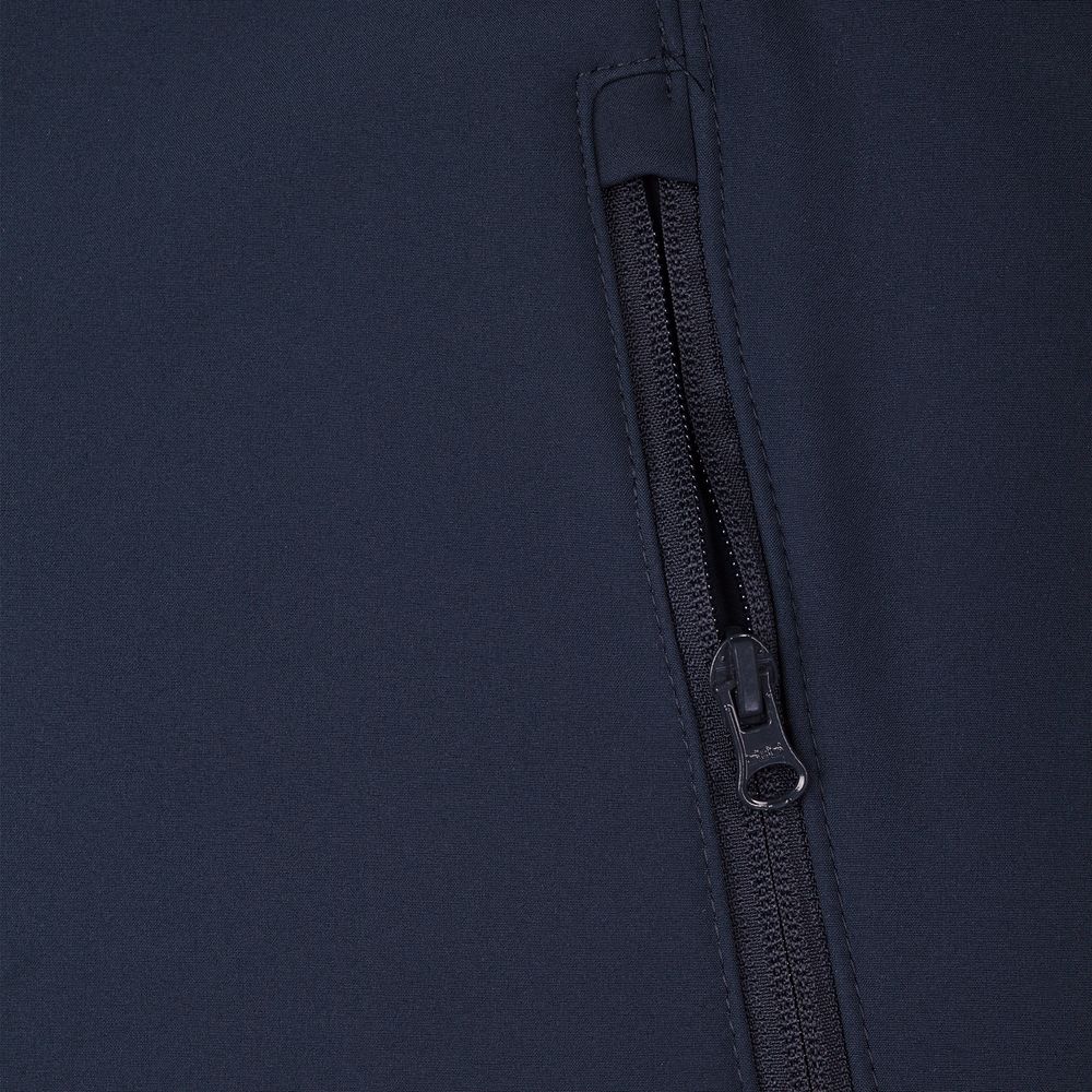 Куртка мужская Hooded Softshell темно-синяя-5