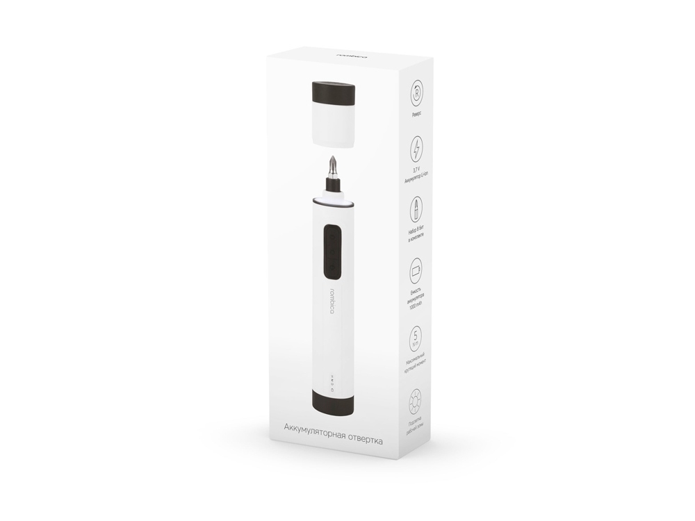 Отвертка аккумуляторная Rombica MyKit S1 White-4