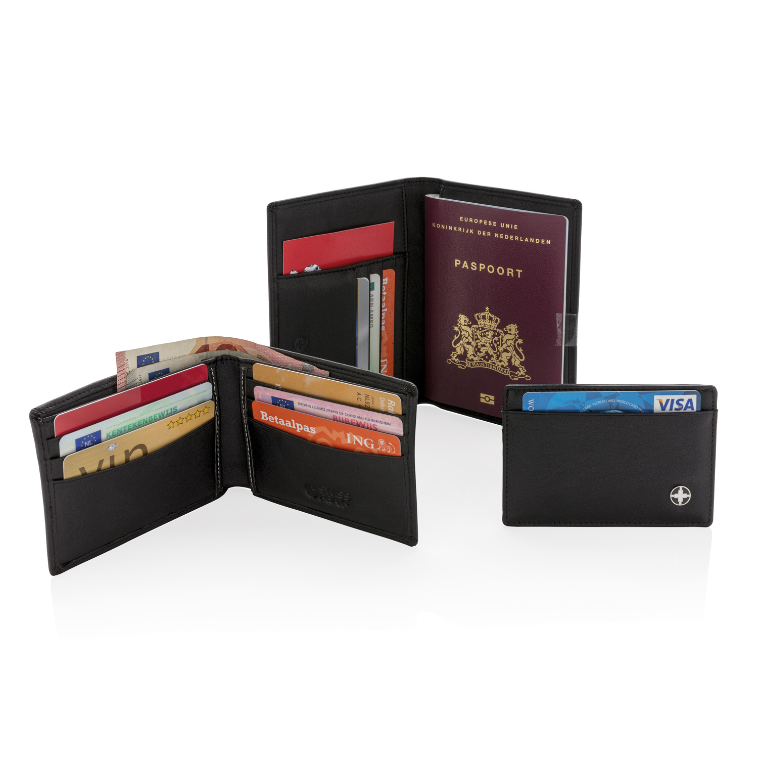 Обложка для паспорта Swiss Peak с защитой от сканирования RFID-3