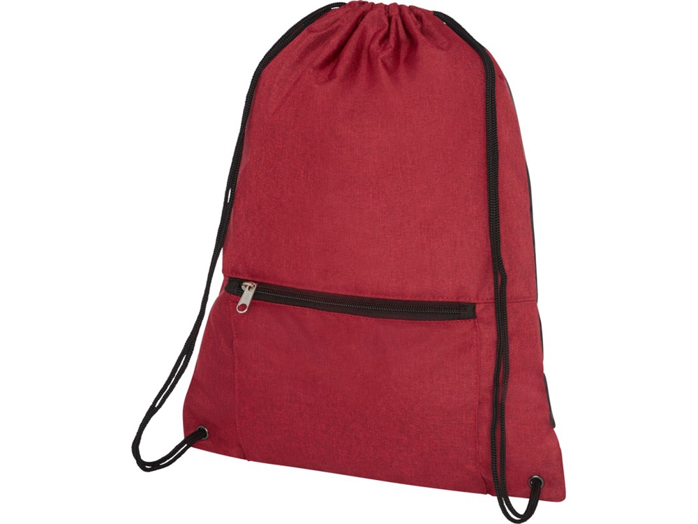 Складной рюкзак со шнурком Coss, heather dark red-1