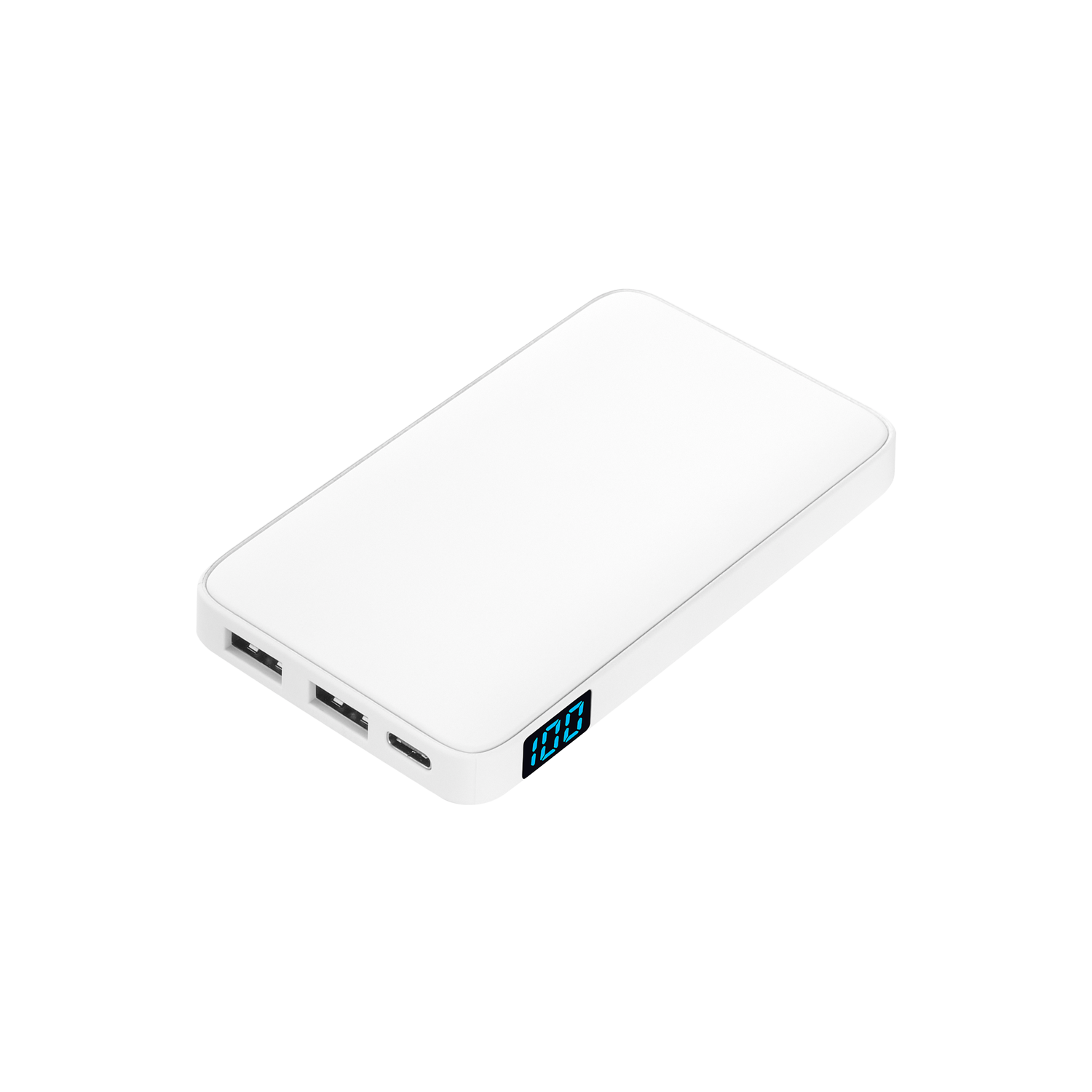 Внешний аккумулятор с подсветкой Анкор (Ancor) 5000 mAh, белый-0