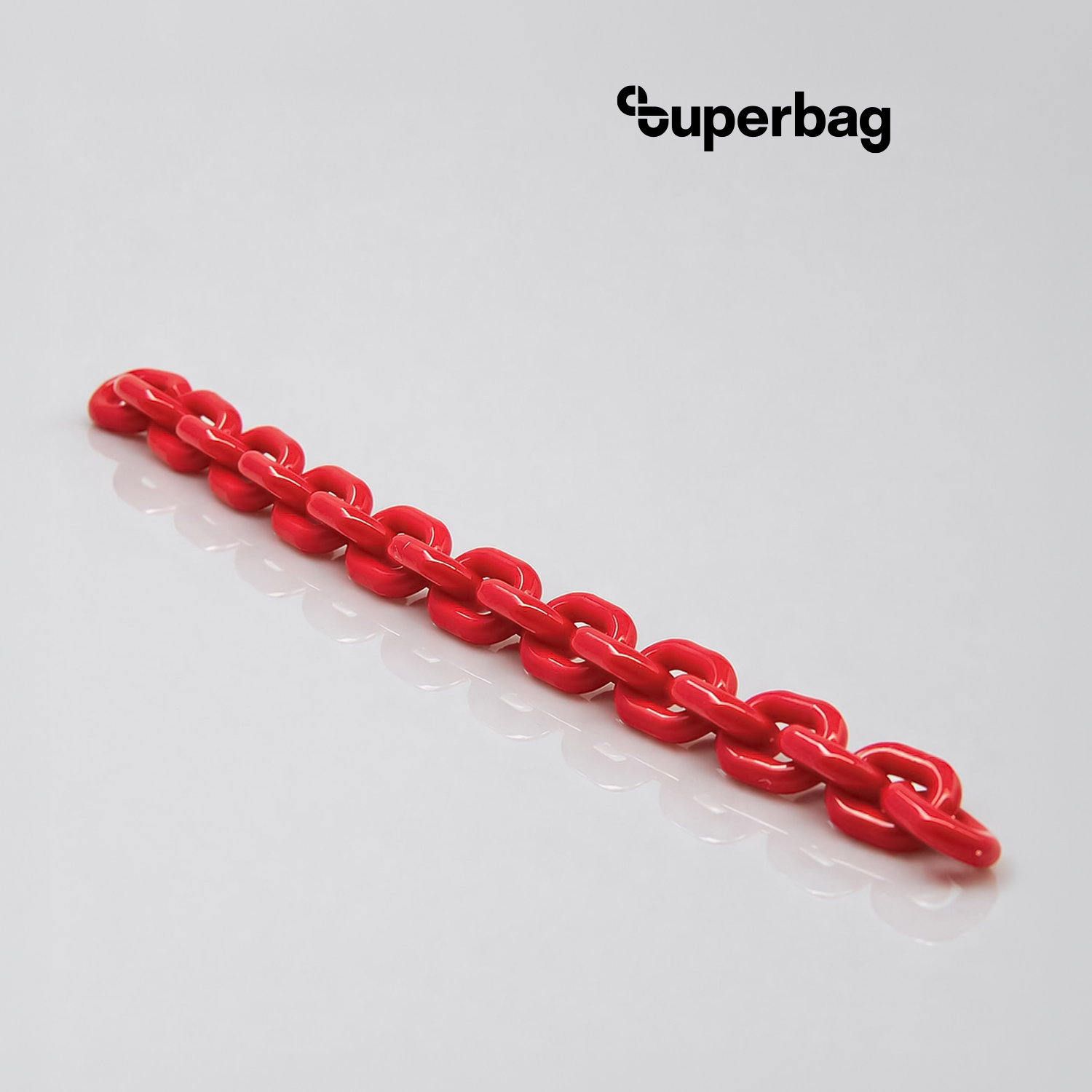Цепочка Ring для обвеса, L=20см (красный)-0