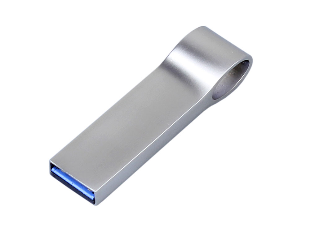 USB 2.0-флешка на 512 Мбайт с мини чипом, компактный дизайн, боковое отверстие для цепочки-1