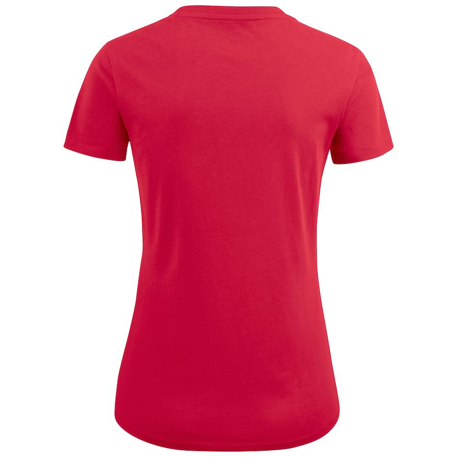 Футболка женская Ladies American U, красная-1
