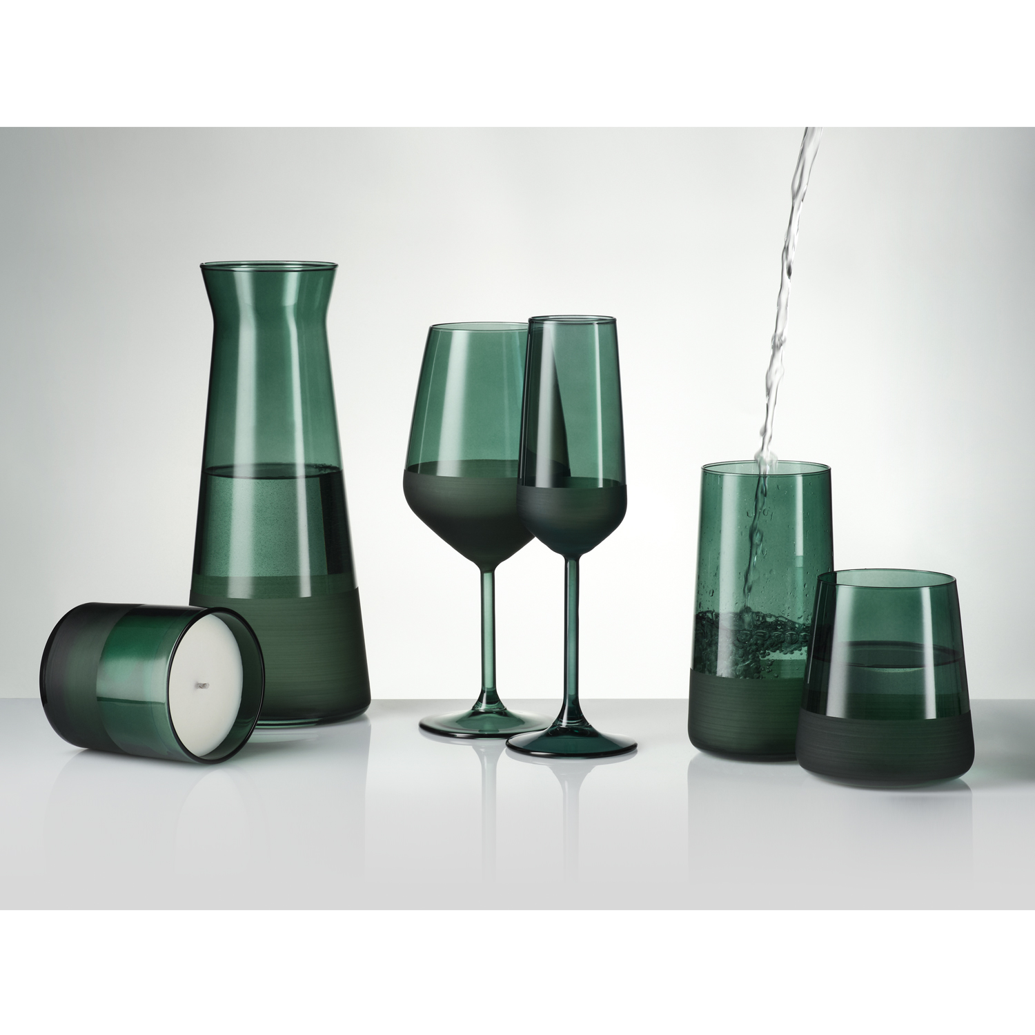 Бокал для шампанского Эмеральд (Emerald), зеленый-3