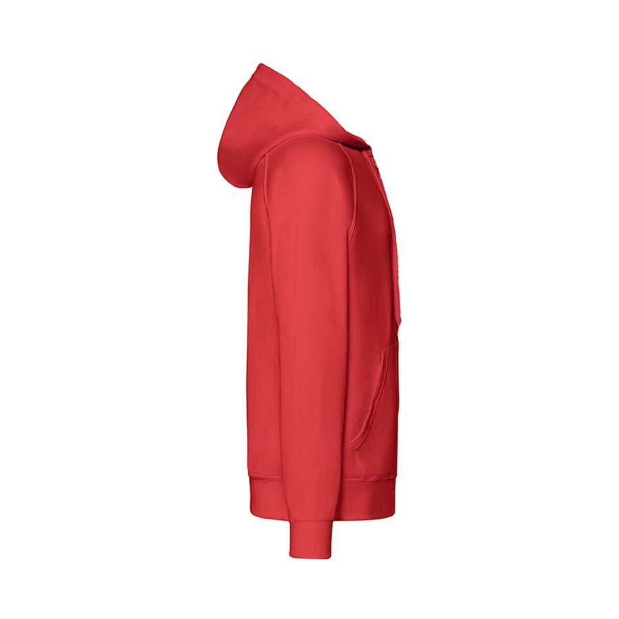 Толстовка без начеса LIGHTWEIGHT HOODED SWEAT JACKET 240, красный-3