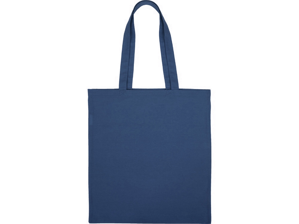 Сумка для шопинга Carryme 140 хлопковая, 140 г/м2, нейви-3