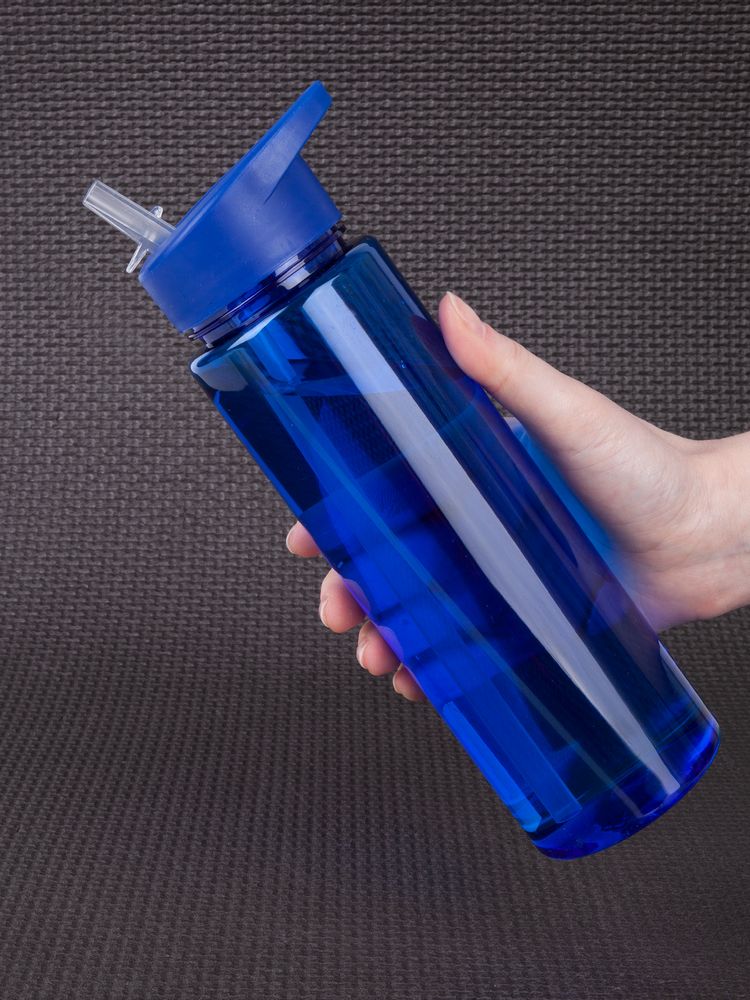 Бутылка для воды Holo, синяя-3
