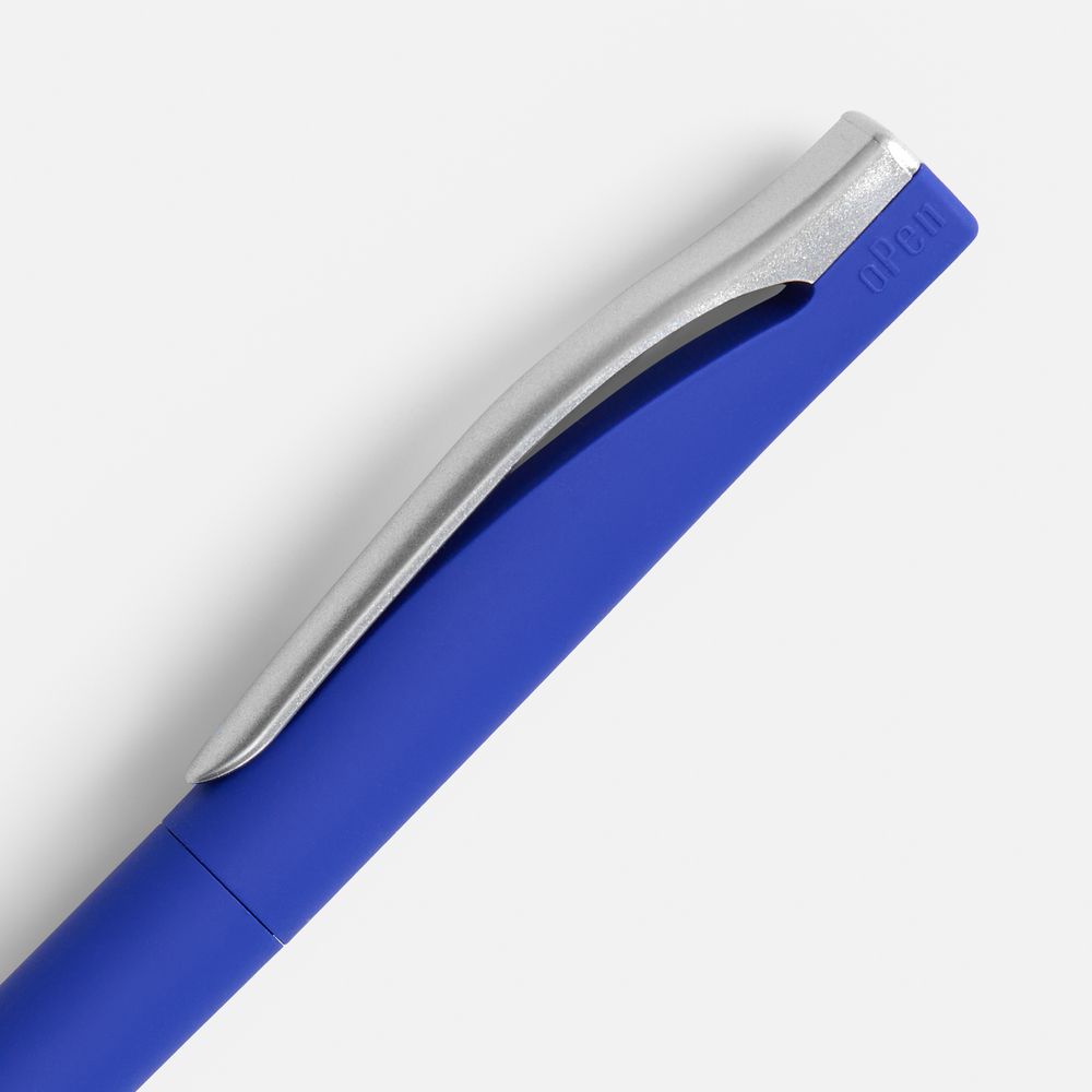 Ручка шариковая Pin Soft Touch, синяя-2