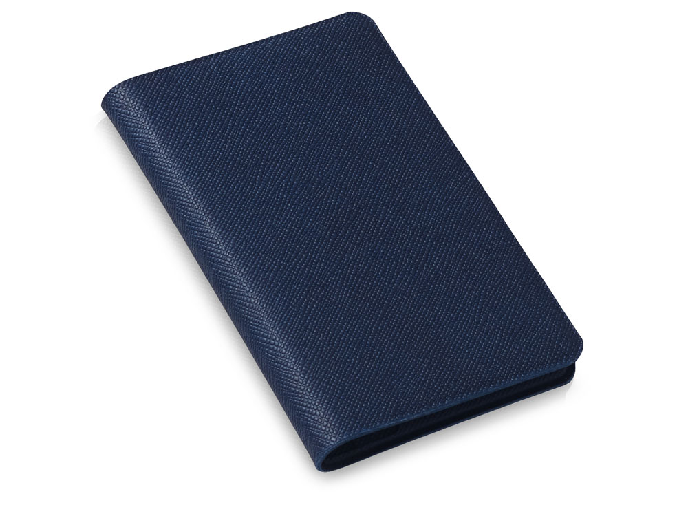 Футляр-книжка на 4-е карты с RFID Favor, темно-синий-0
