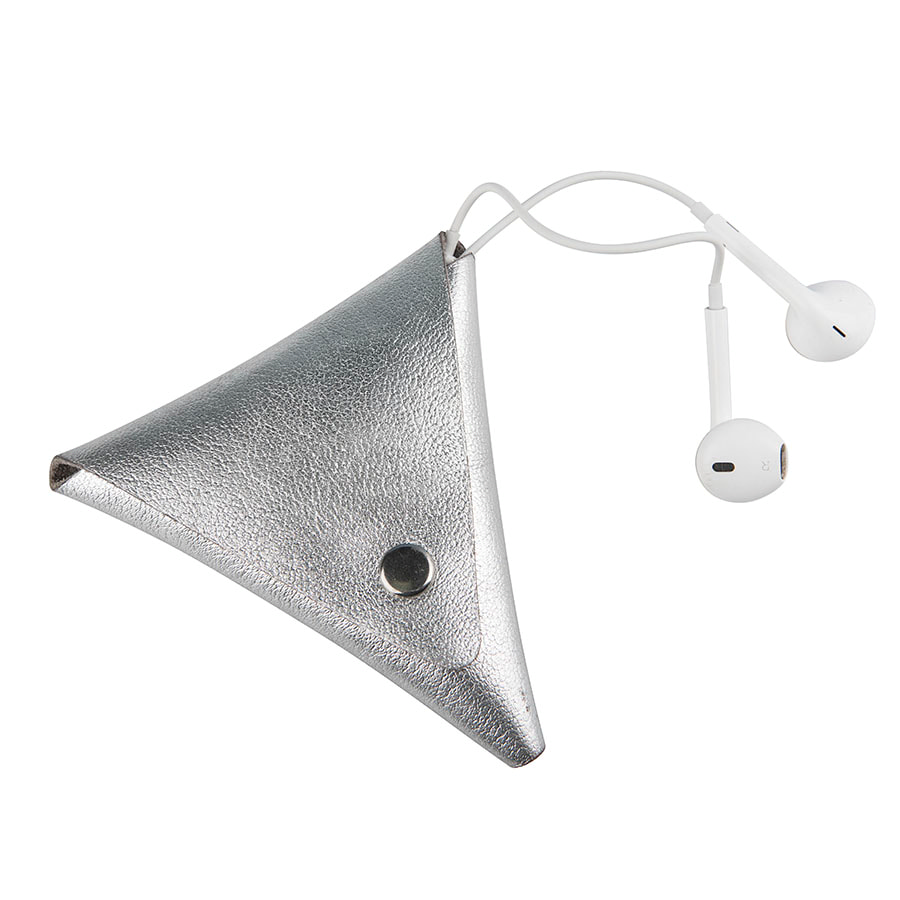 Чехол для наушников LOFT SILVER, серебристый-0
