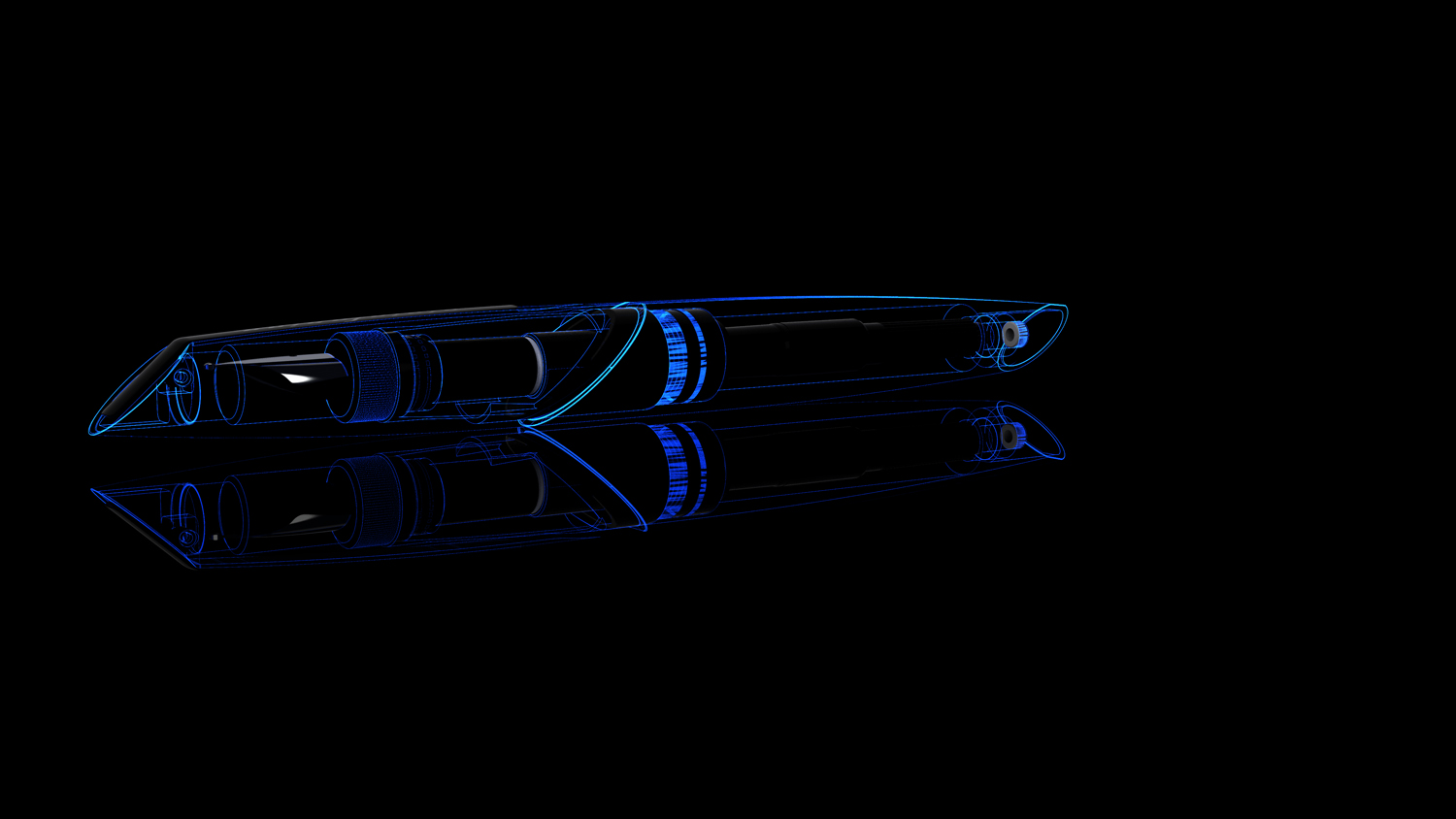 Перьевая ручка PININFARINA PF Two BLUE-16
