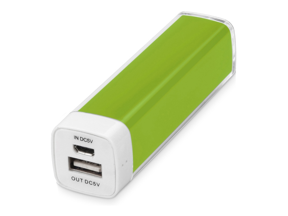 Портативное зарядное устройство Ангра, 2200 mAh, зеленое яблоко-0