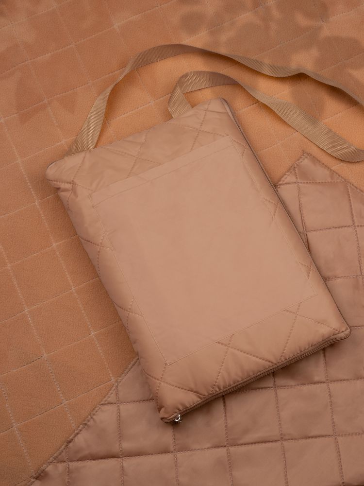 Плед для пикника Soft & Dry 2, бежевый-5