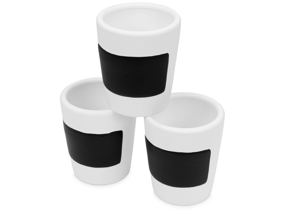 Набор горшочков для растений Chalk pots, 3шт-0