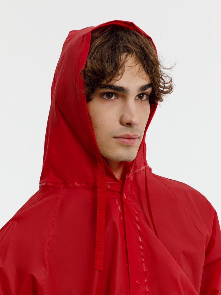 Дождевик RainDrop, красный-6