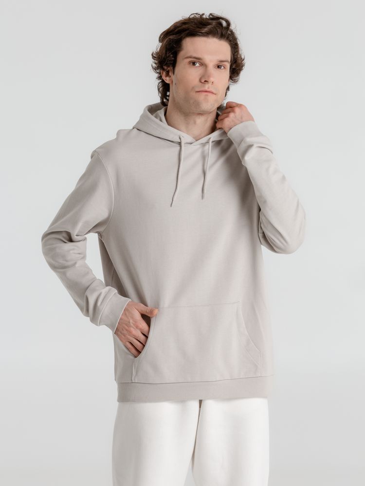 Толстовка с капюшоном унисекс Hoodie, дымчато-серая-6