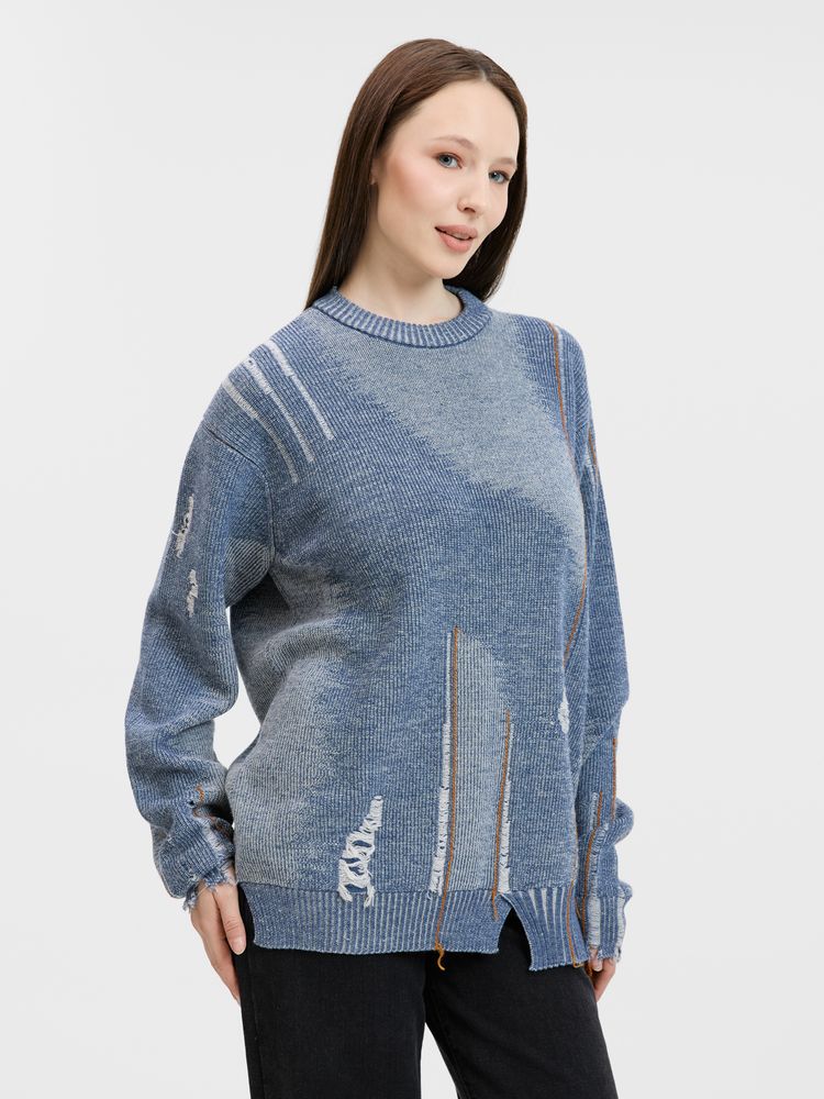 Джемпер Denim на заказ, полушерсть-6