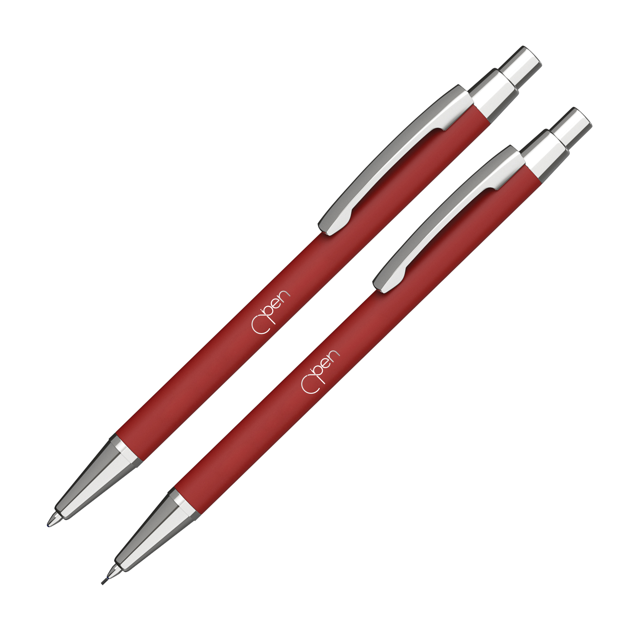 Набор "Ray" (ручка+карандаш), покрытие soft touch-1
