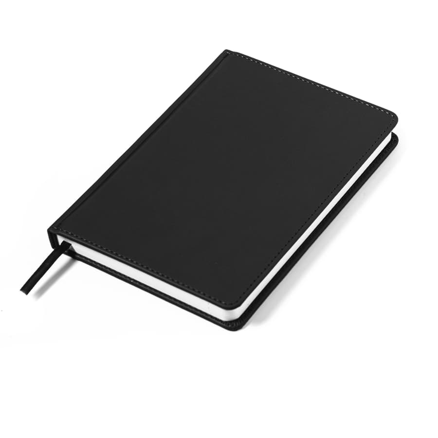 Ежедневник недатированный Campbell, формат А5,  в линейку, черный-3