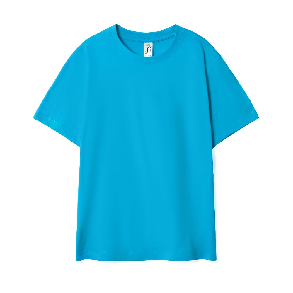 Футболка детская Regent Kids 150, бирюзовая-1