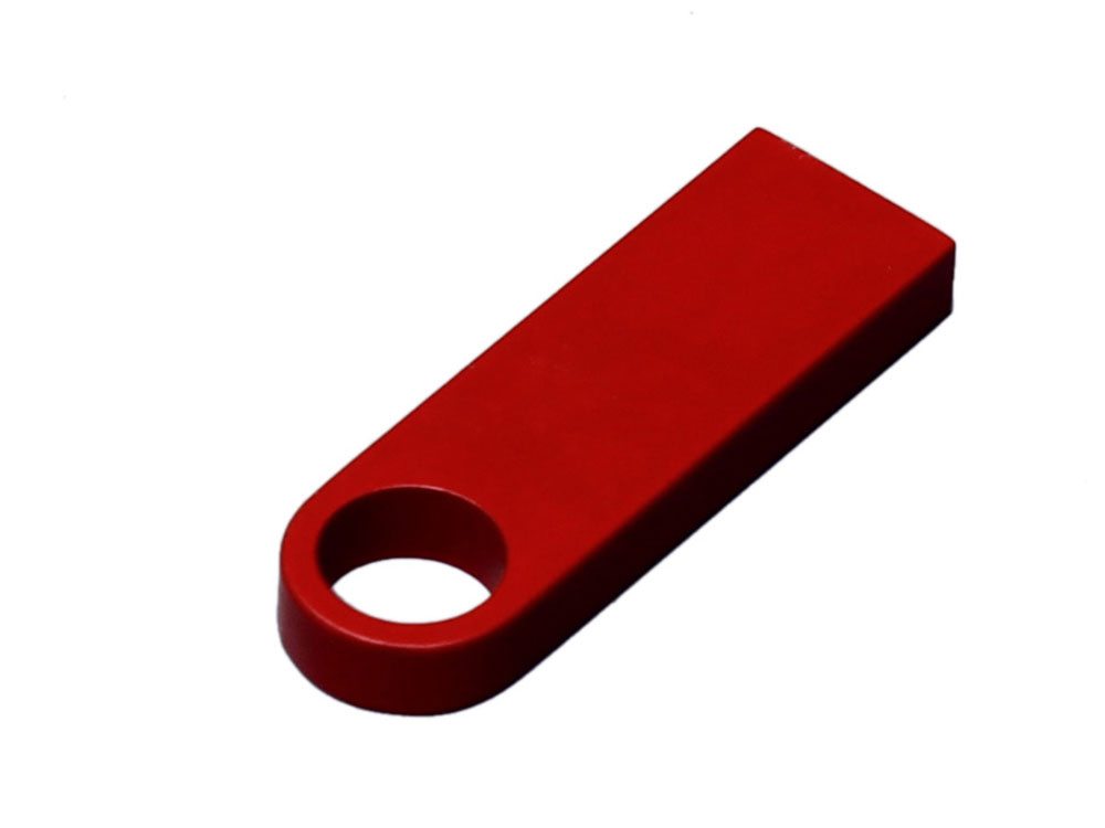 USB 3.0-флешка на 32 Гб с мини чипом и круглым отверстием, красный-1