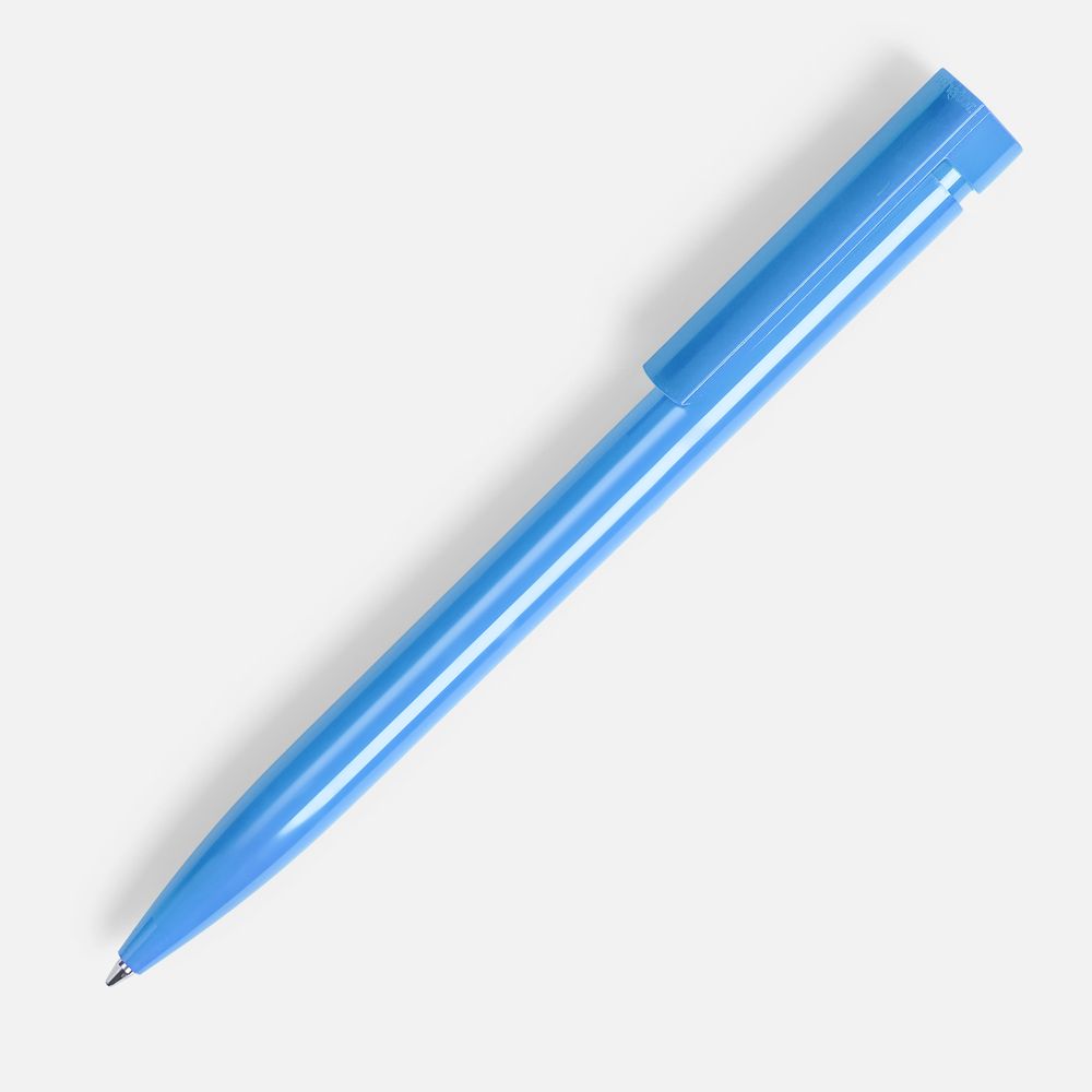 Ручка шариковая Liberty Polished, голубая-0