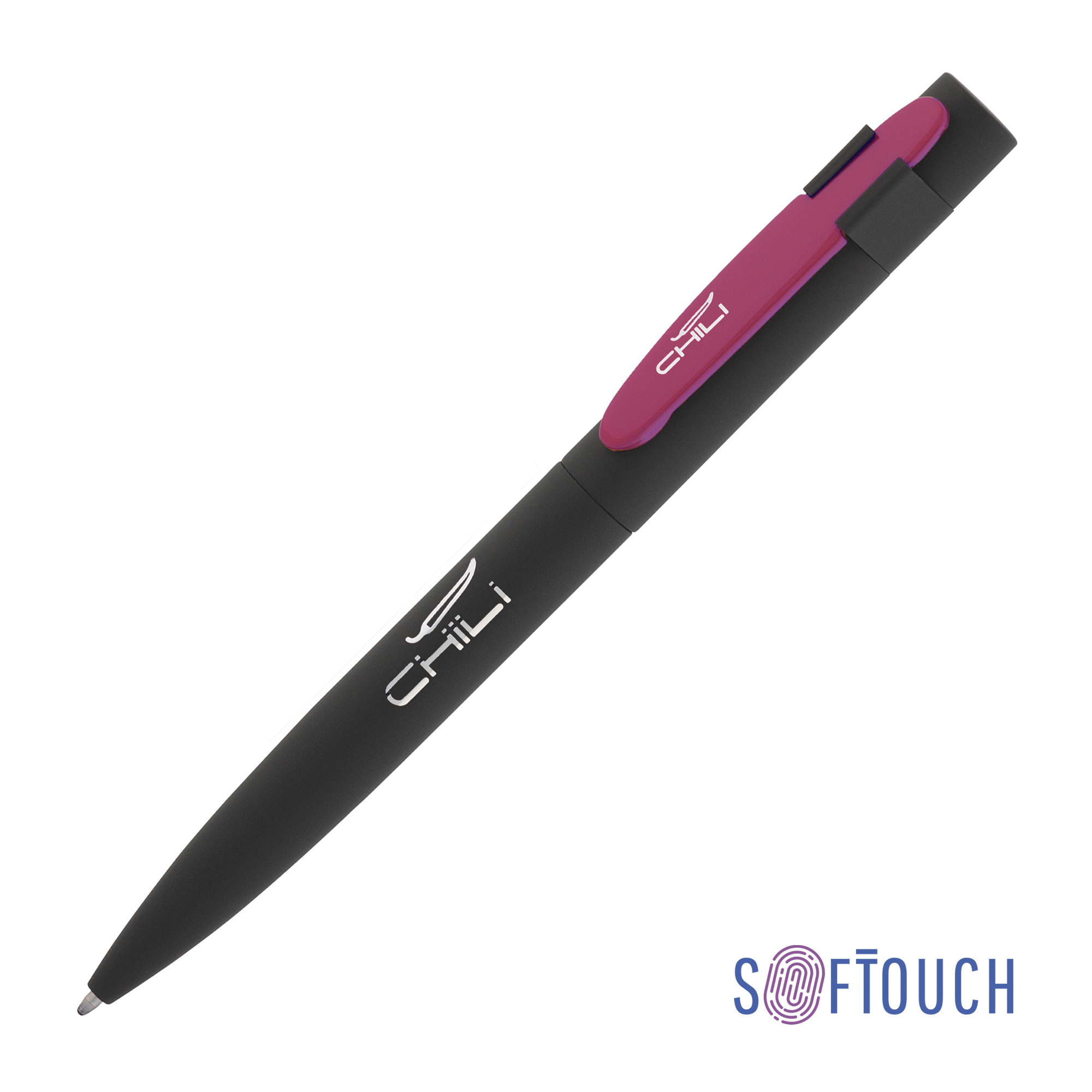 Ручка шариковая "Lip", покрытие soft touch-0