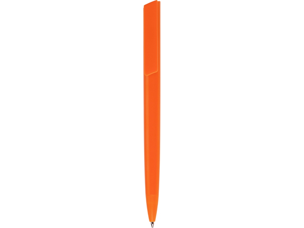 Ручка пластиковая шариковая Taper Solid, матовый оранжевый-1