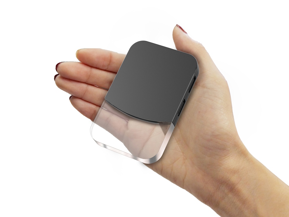 USB хаб Mini iLO Hub, черный-4