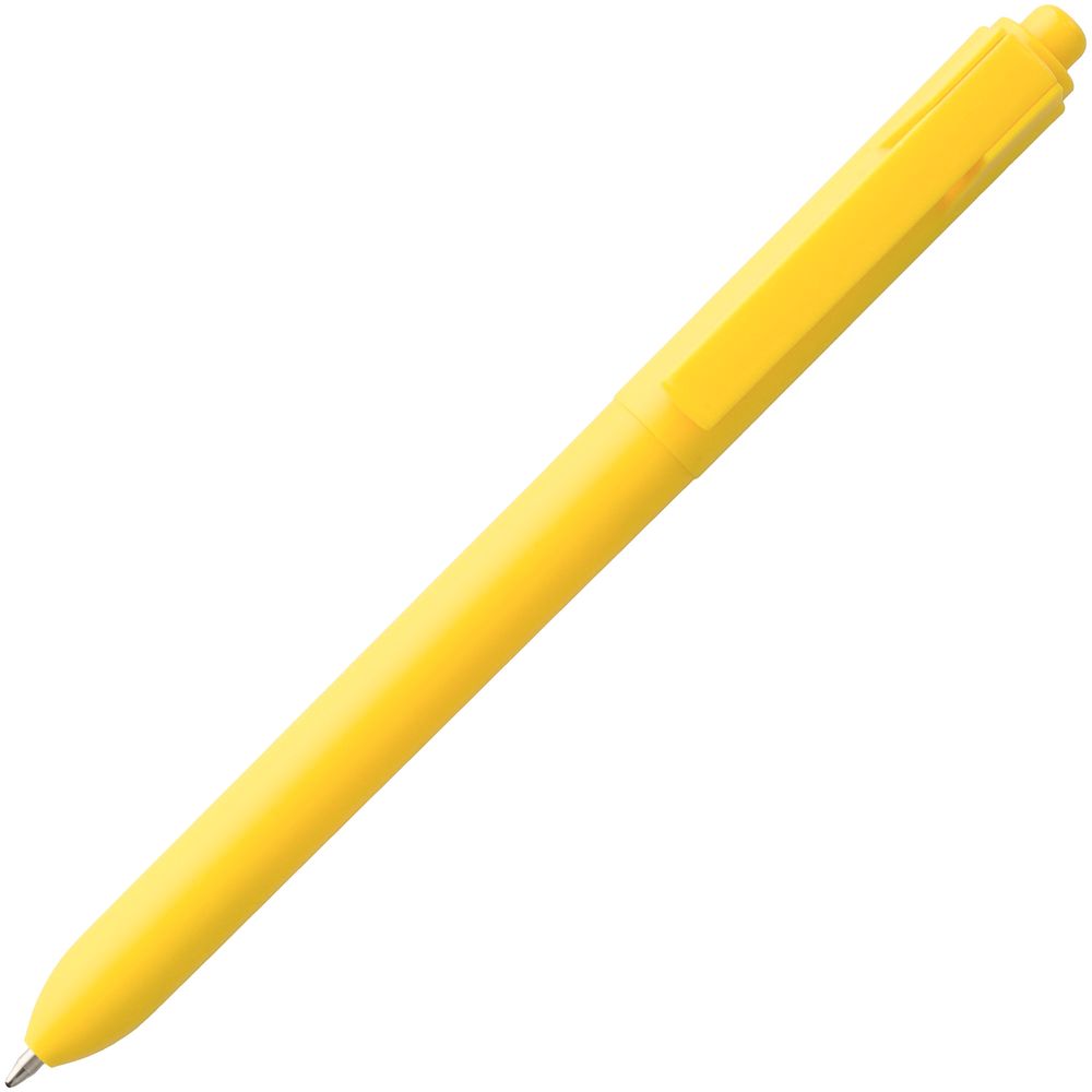 Ручка шариковая Hint, желтая-3