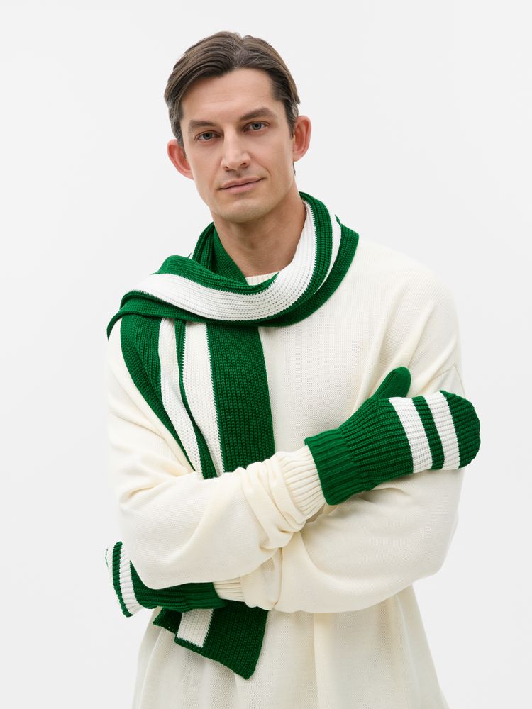 Варежки Winwear, зеленые (глубокий зеленый)-5