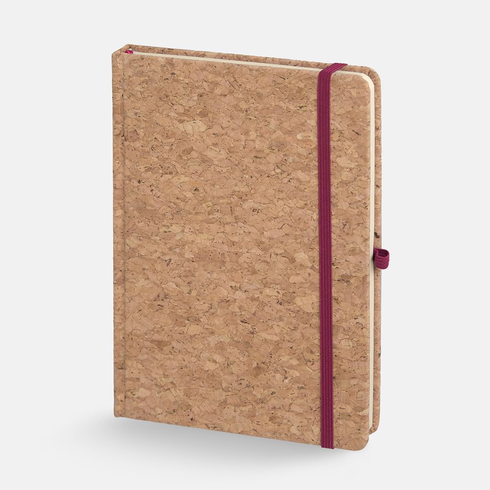 Блокнот Corkfolio, красный-1