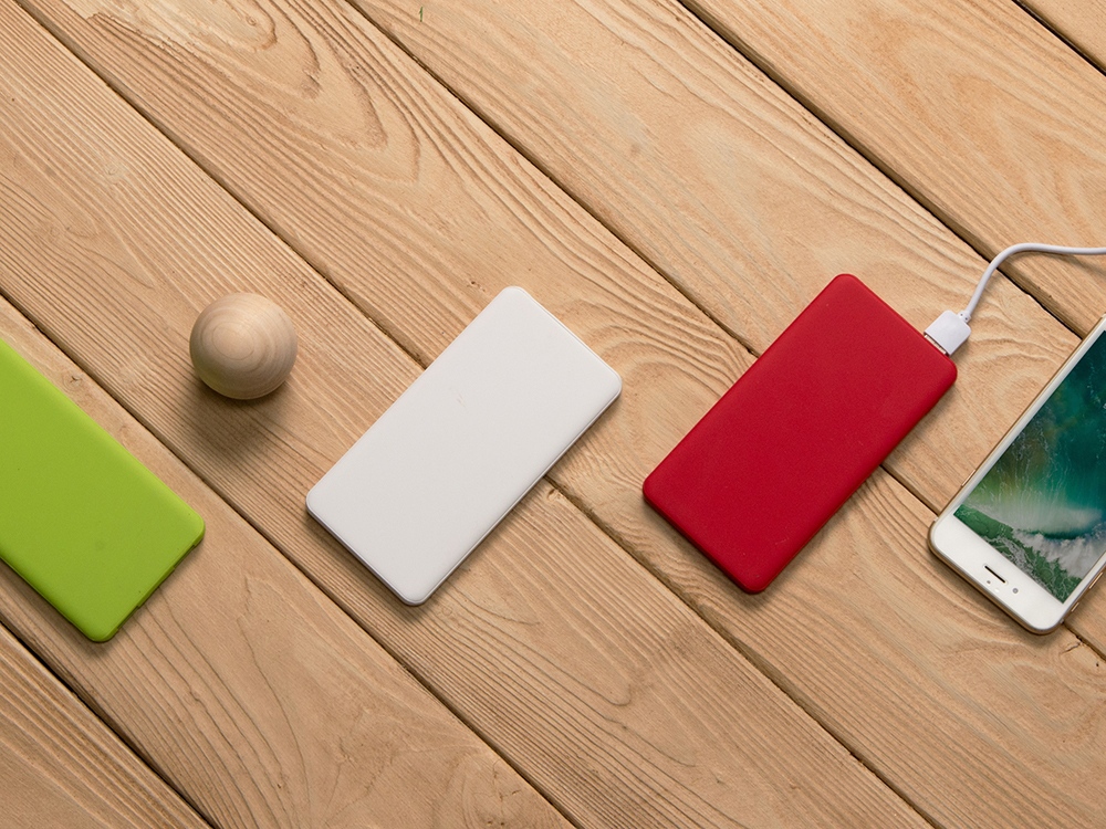 Портативное зарядное устройство Reserve с USB Type-C, 5000 mAh, фиолетовый-10