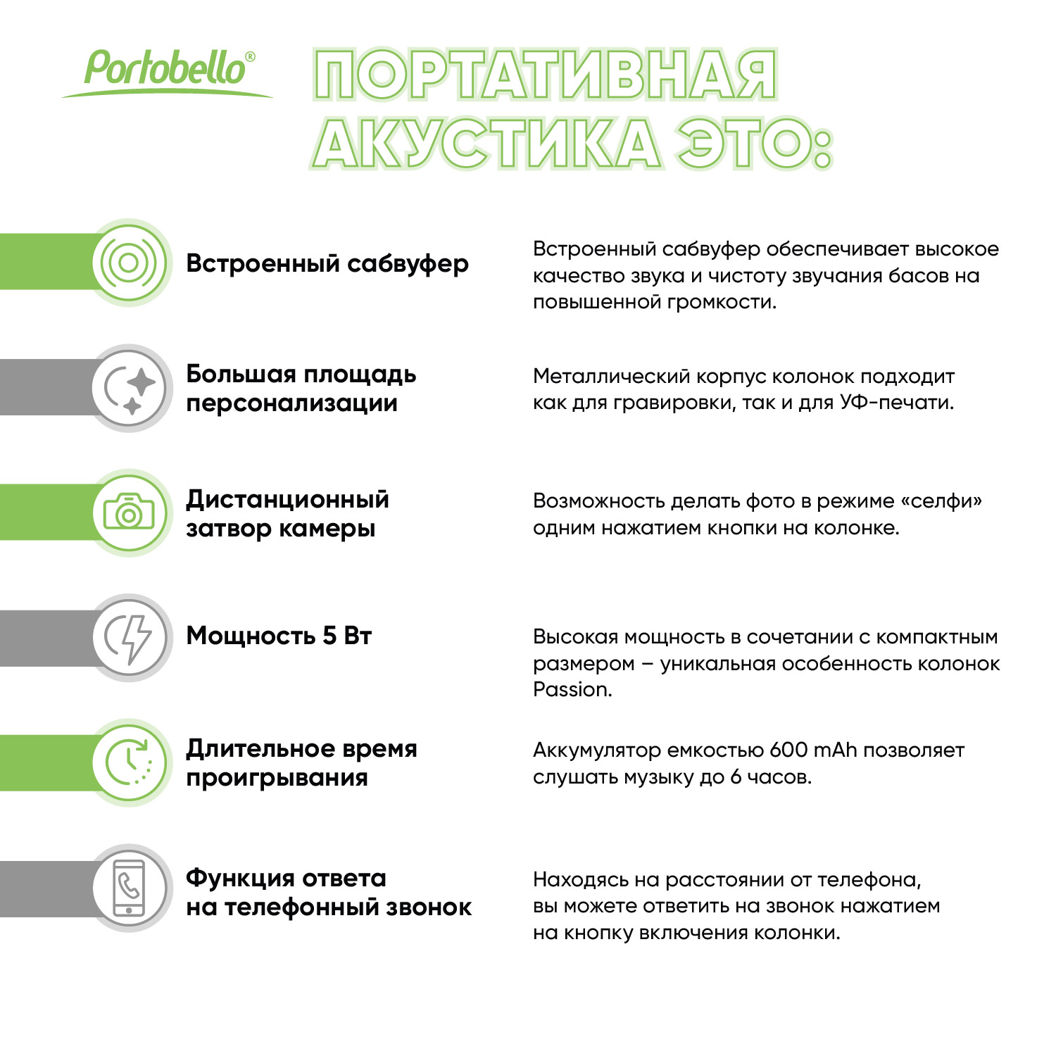 Беспроводная колонка Пэшн (Passion) 80dB 600 mAh (Bluetooth 5.4), фиолетовая-9