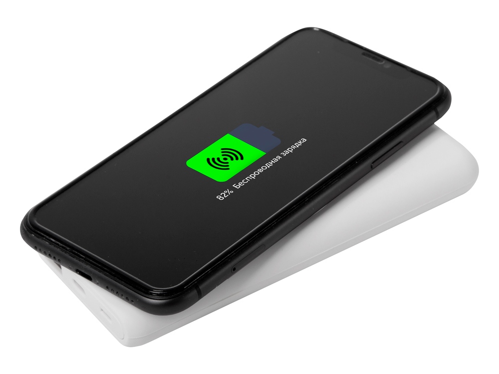 Внешний беспроводной аккумулятор c QC/PD Reload, 10000 mAh, белый-2