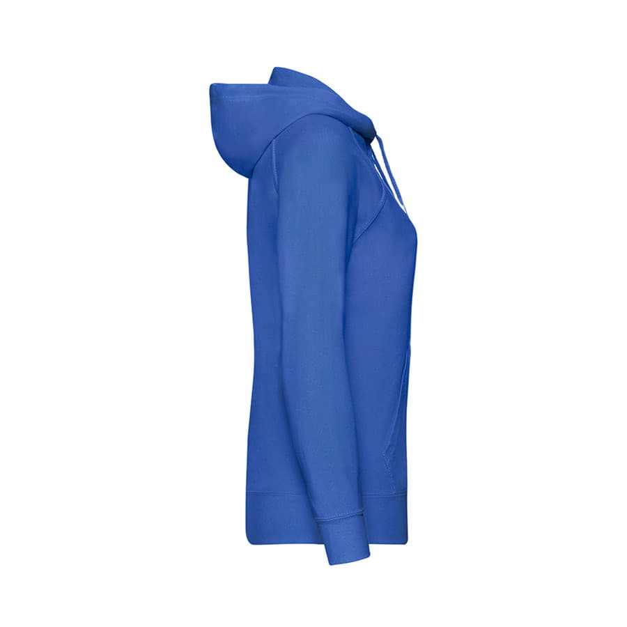 Толстовка женская без начеса LADIES LIGHTWEIGHT HOODED SWEAT 240, ярко-синий-3