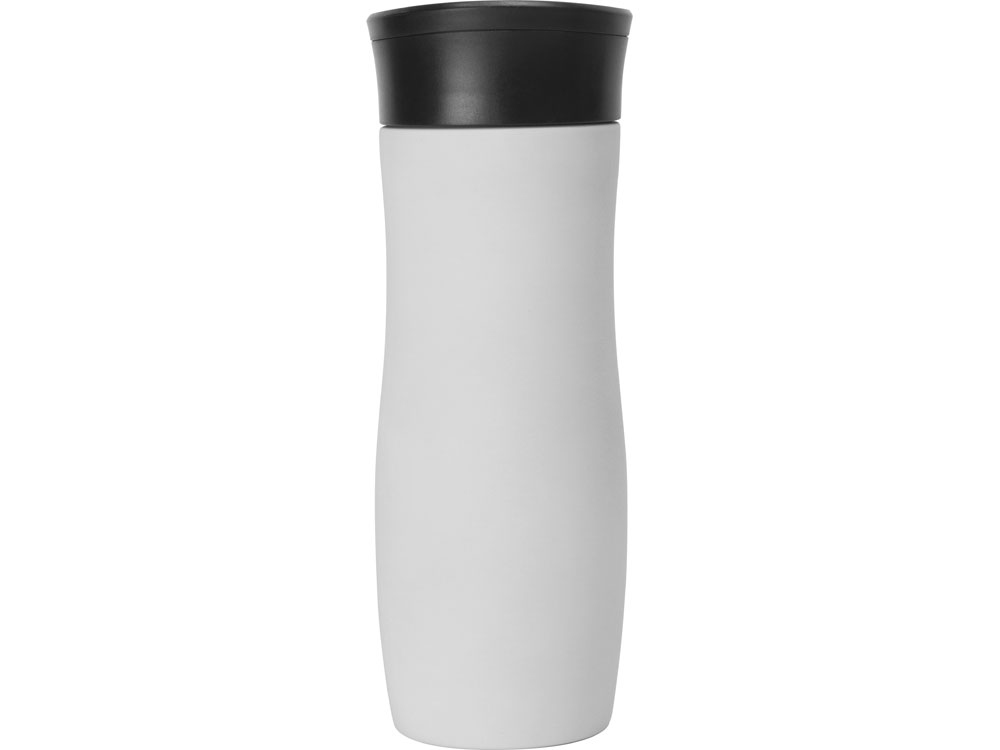Вакуумная термокружка с кнопкой Streamline, Waterline, soft-touch, серый-5