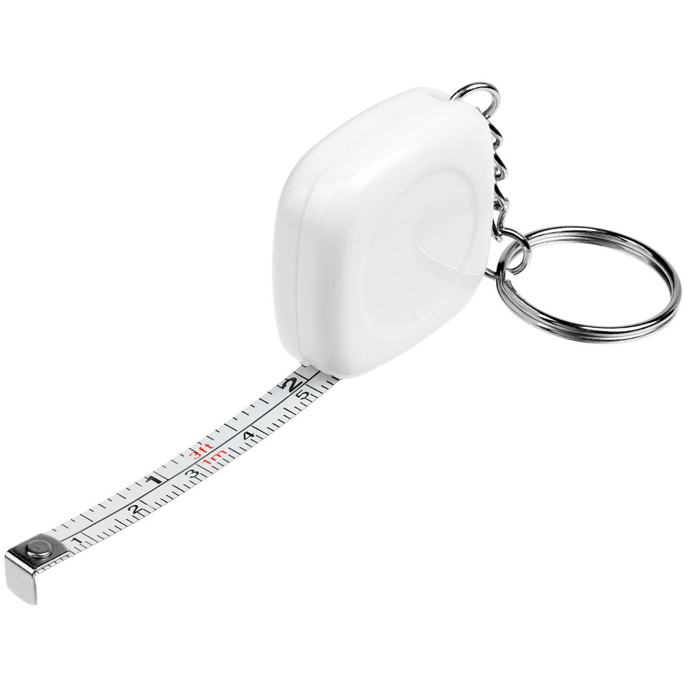 Брелок с рулеткой Metric, белый-1