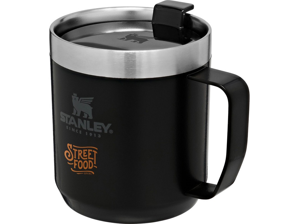 Stanley Classic походная кружка объемом 350 мл - сплошной черный-3