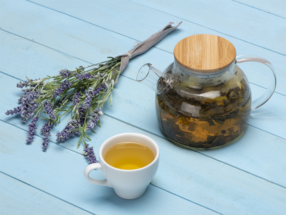 Стеклянный заварочный чайник Sencha с бамбуковой крышкой-4