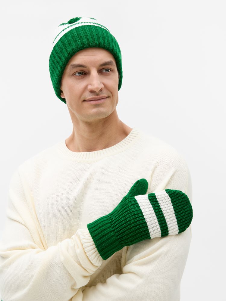 Варежки Winwear, зеленые (глубокий зеленый)-4