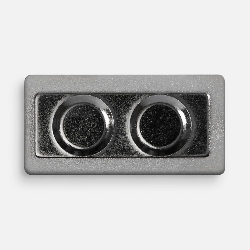 Значок Magnet Matto, серебристый-2