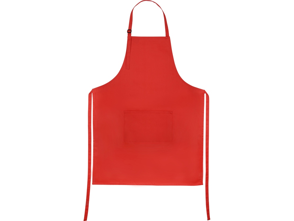 Хлопковый фартук 180gsm, красный-0